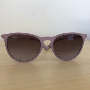 Lavender Ray Ban Erika sunglasses
